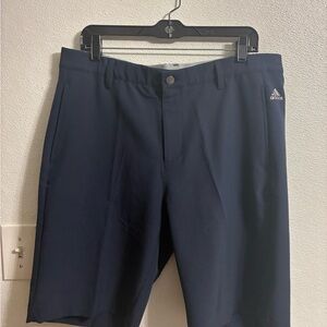 Adidas Men's flat front Dark Blue Athletic Golf Shorts size 35